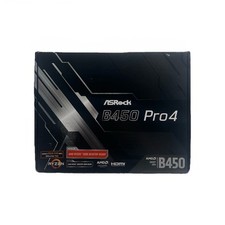 ASRock B450 Pro4 AM4 ATX Motherboard + PCIe Riser picture