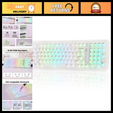 Wireless Mechanical Gaming Keyboard 96% Compact, Customizable VIA, RGB Backlit picture