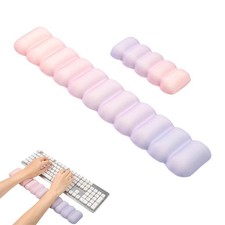 Keyboard Mouse Wrist Rest Set Ergonomic Cute Memory Foam Laptop Office Gaming picture