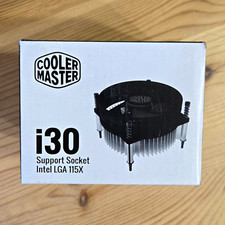 Cooler Master i30 CPU Fan Heatsink Intel LGA115X 92mm 2200RPM 30.68CFM picture