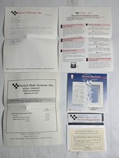 Vintage 1991 PixSure File Electronic Filing System PC Software Letter Price List picture