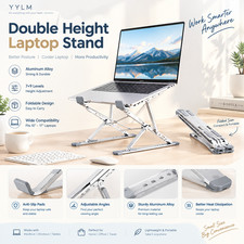 4-in-1 Adjustable Laptop Stand for Any Setup picture