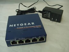 NETGEAR PROSAFE 5 PORT GIGABIT SWITCH GS105 v3 WITH POWER CORD picture