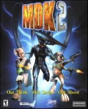 MDK 2 PC CD save the world from harvesting aliens, reclaim Earth action game picture