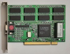 Fastware VC963C-3D PCI Graphics Card (S3 ViRGE/DX, 86C375, 4MB, Retro, 1998) picture