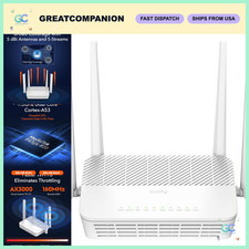 AX3000 Dual-Band Wi-Fi 6 Router, 4x Gigabit Ethernet, VPN Support, OpenWRT picture