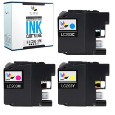 3PK Compatible LC203 XL Ink Cartridge fits Brother MFC-J485DW J880DW J5620DW picture