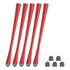 5 Pcs Slim Waist Stylus Pens for Touch Screens, Universal Capacitive Stylus, Red picture