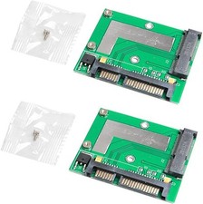 Acxico 2Pcs Mini PCIE MSATA SSD to 2.5'' SATA 6.0GPS Adapter Converter Card...  picture