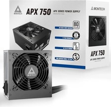 MONTECH APX 750W-Non-Modular Power Supply-80 Plus White Certified-Intel ATX12V picture
