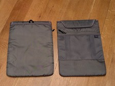 Two Patagonia Refugio Gray Padded Laptop Sleeve Mesh Pocket 15