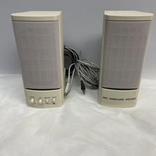 Inland Pro Surround Speakers White 88048 - Desktop Computer PC Sound Great picture