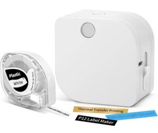 P12 Portable Label Maker Bluetooth Printer For Dymo Letratag 91201 91331 Tape picture