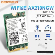 Intel AX210 WiFi Card M.2 WiFi 6E Laptop Bluetooth 5.3 Module NGFF Key-A Key-E picture