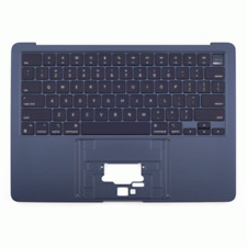 GENUINE OEM MacBook Air A2681 M2 2022 Top Case Palmrest Keyboard - Midnight Blue picture