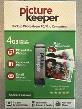 Picture Keeper 4GB Automatic USB Photo Backup Device PK4 PC MAC  Sealed picture