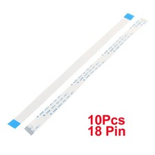 A Type 10Pcs 0.5mm Pitch 18 Pin AWM 20624 80C 60V VW-1 FFC Cable 200mm picture