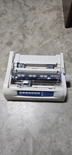OKI Microline 420 D22900A Dot Matrix Printer Used, Missing Cover but works fine picture