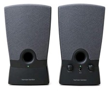 Harman Kardon HK195 Multimedia Computer Speakers Black Grey Wired Audio System picture