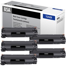 5x CE285A Black Toner Compatible with HP 85A LaserJet P1102 P1102w M1212nf M1217 picture