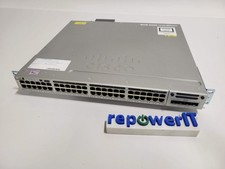 Cisco WS-C3850-48F-L 48 Port PoE Catalyst 3850 Network Switch + C3850-NM-2-10G U picture