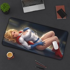 DC Comics Mouse Pad, Powergirl Desk Mat, Gamer Gift XXL picture