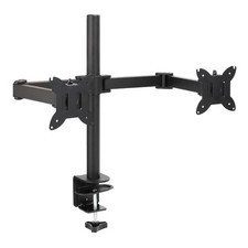 Amazon Basics Gas Spring Single Monitor Arm Desk Mount, Fits 15-27 in, VESA picture