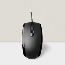Wired USB Mouse for Windows PC/Mac Chromebook Ambidextrous Black picture