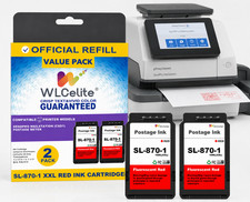 SL-870-1 XXL Red Ink Cartridge High Yield Combo Pack (2-Pack) Compatible Pitney picture