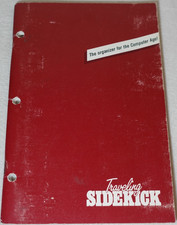 Traveling Sidekick Organizer for Computer Age 1985 Borland Owner's Handbook picture