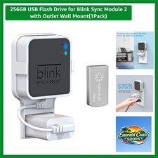 256GB USB Flash Drive for Blink Sync Module 2 with Outlet Wall Mount1Pack picture