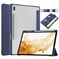 Fr Samsung Galaxy Tab S8+ S8 S7 FE S7+ Tri Fold Stand Case Flip Shockproof Cover picture