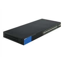 Linksys LGS326P 24 Port Smart Gigabit w/ PoE+ & 2x Gig Combo Ports Grade C picture