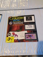 Wiz Technology Vtg. 94 CRAYON BOX Floppy Disc 3 1/2” Computer Software Kids NOS  picture