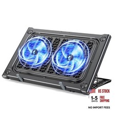 Laptop Cooling Pad Stand, Laptop Cooler with 2 Silent Fans for 10-15.6 Black picture