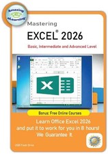 Learn Excel 365 Course 2026 Advanced Video Training on USB Drive + ONLINE BONUS picture