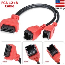 USA FCA 12+8 OBD Cable 12P+8P Red Adapter Fit For Chrysler Dodge picture