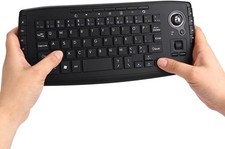 Trackball Mouse Keyboard, 2.4GHz Wireless Trackball Mouse Keyboartd Combo, Pl... picture