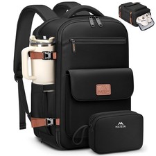 MATEIN Personal Item Backpack, 18×14×8 Travel Daypack with 15.6inch, Black picture