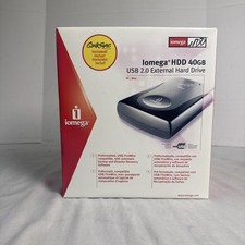 Iomega HDD 40 Gigabyte USB 2.0 External Hard Drive Computer Storage NEW IN BOX picture