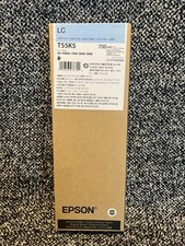 Genuine Epson Light Cyan Ink Cartridge T55K5 Date: April 2028 picture