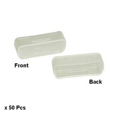 Kentek Lot 50PCs DVI Video Anti-Dust Cover Clear for DVI-I/DVI-A/DVI-D Port Jack picture