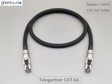 ET11(A) Belden 1303E CAT6A Ethernet RJ45 Network Cable & Telegartner connector picture