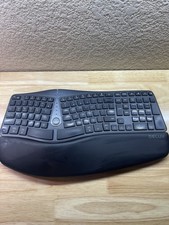 DELUX GM901D Wireless Split Ergonomic Keyboard 2.4G USB Bluetooth w/ Palm Rest picture