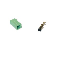 1 x GT5-1S Female Jack GREEN crimp RG174 RG179 RG316 RG188 cable connector picture
