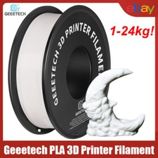 Geeetech 3D Printer Filament 1.75mm PLA 1KG/roll White High Quality 1-24KG lot picture