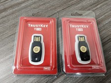 Lot of 2 FIDO Security Key TrustKey T110 U2F Two Factor Authentication USB Key picture