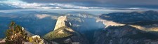 Landscape multiple display half dome yosemite national Custom Gaming Mat Desk picture