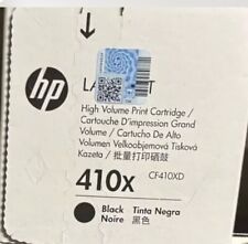 HP 410X CF410X BLACK Toner Cartridge Brand New  Sealed Retail Box CF410X GENUINE picture