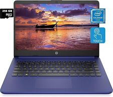 Newest HP 14'' Touch Laptop Intel 2-Core CPU 16GB RAM 320GB (64+256) Win11 Blue picture